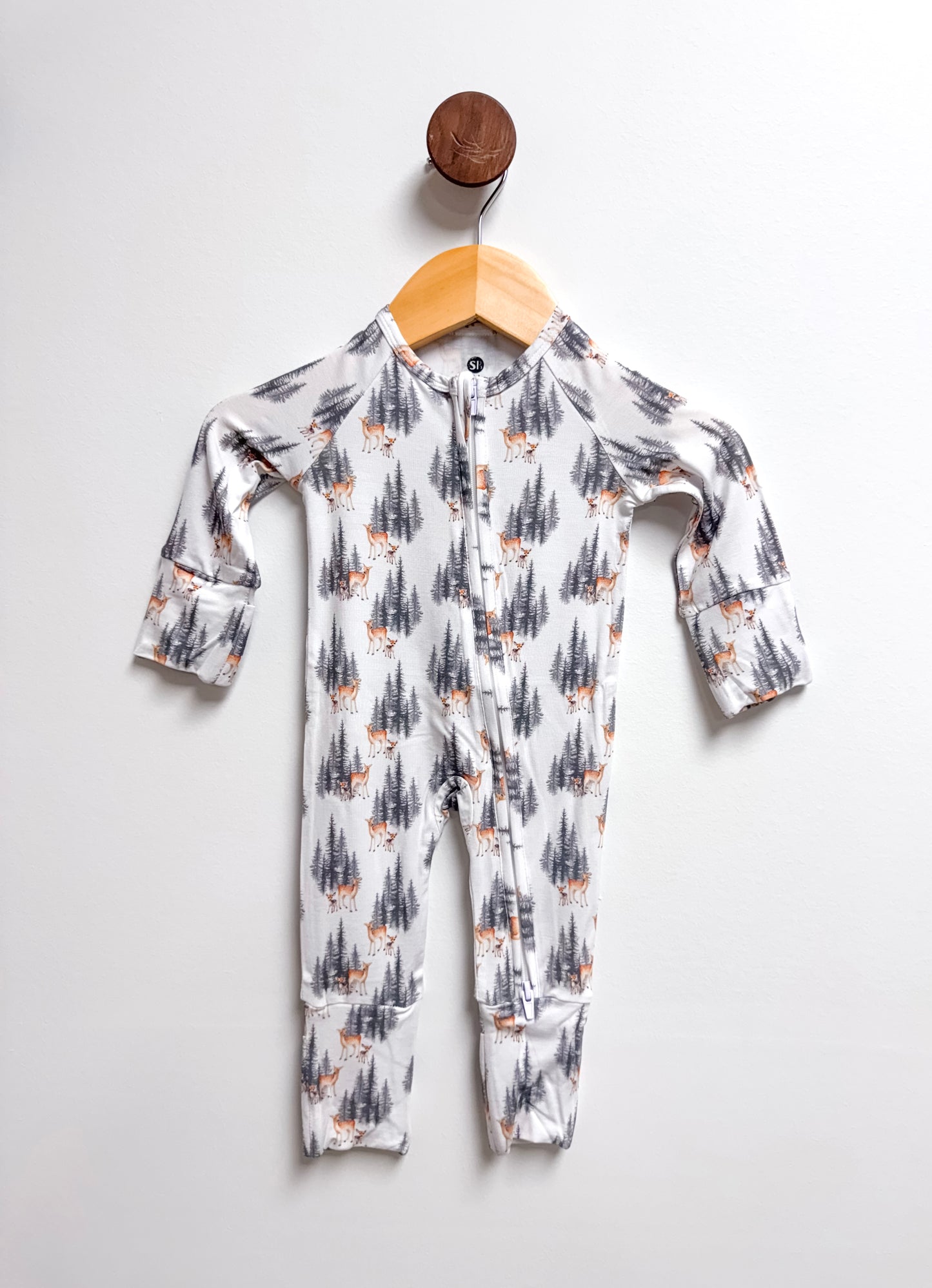 Oh deer! - Bamboo Zipper Sleeper