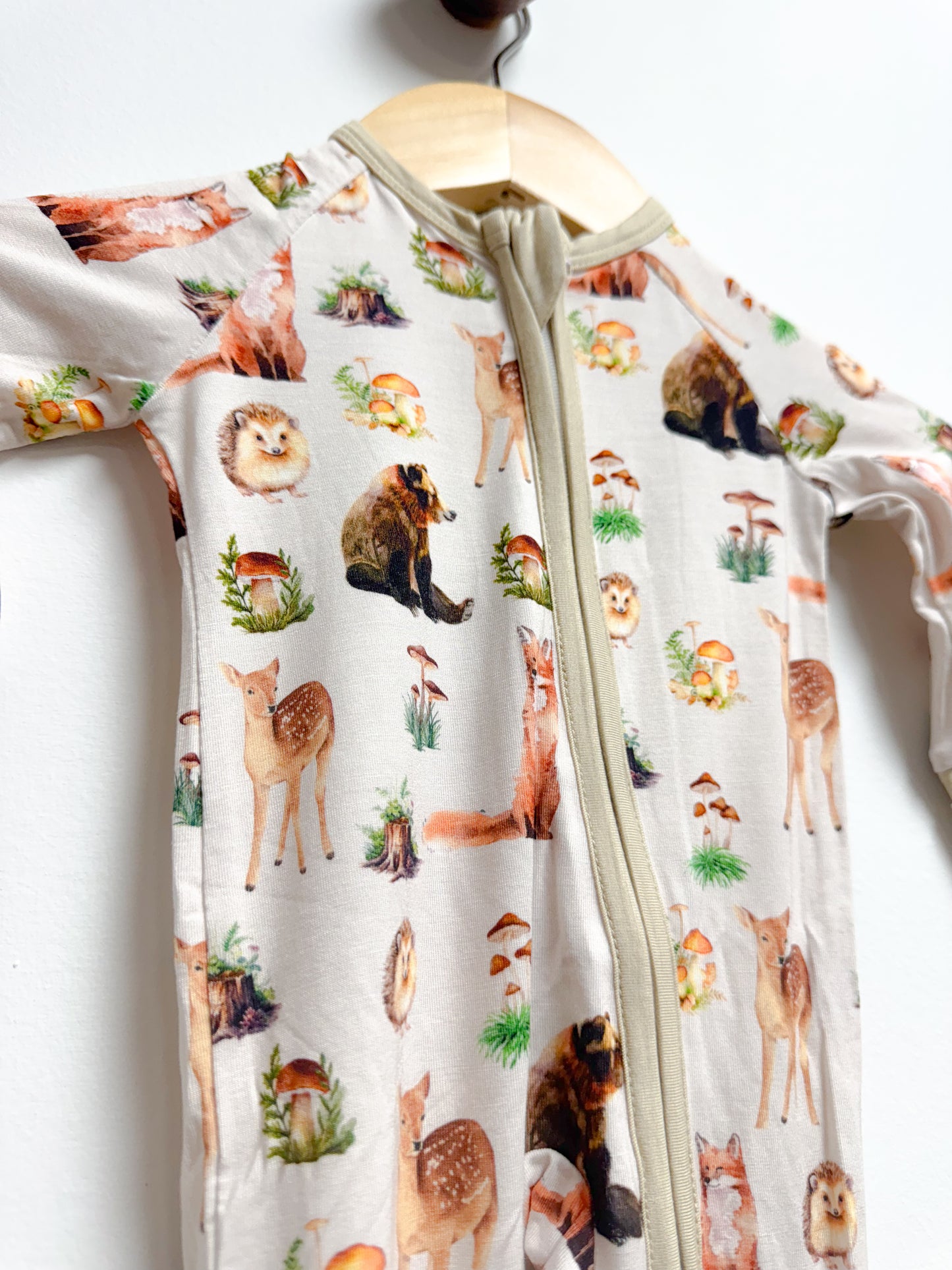 Woodland Whispers - Bamboo Zipper Sleeper