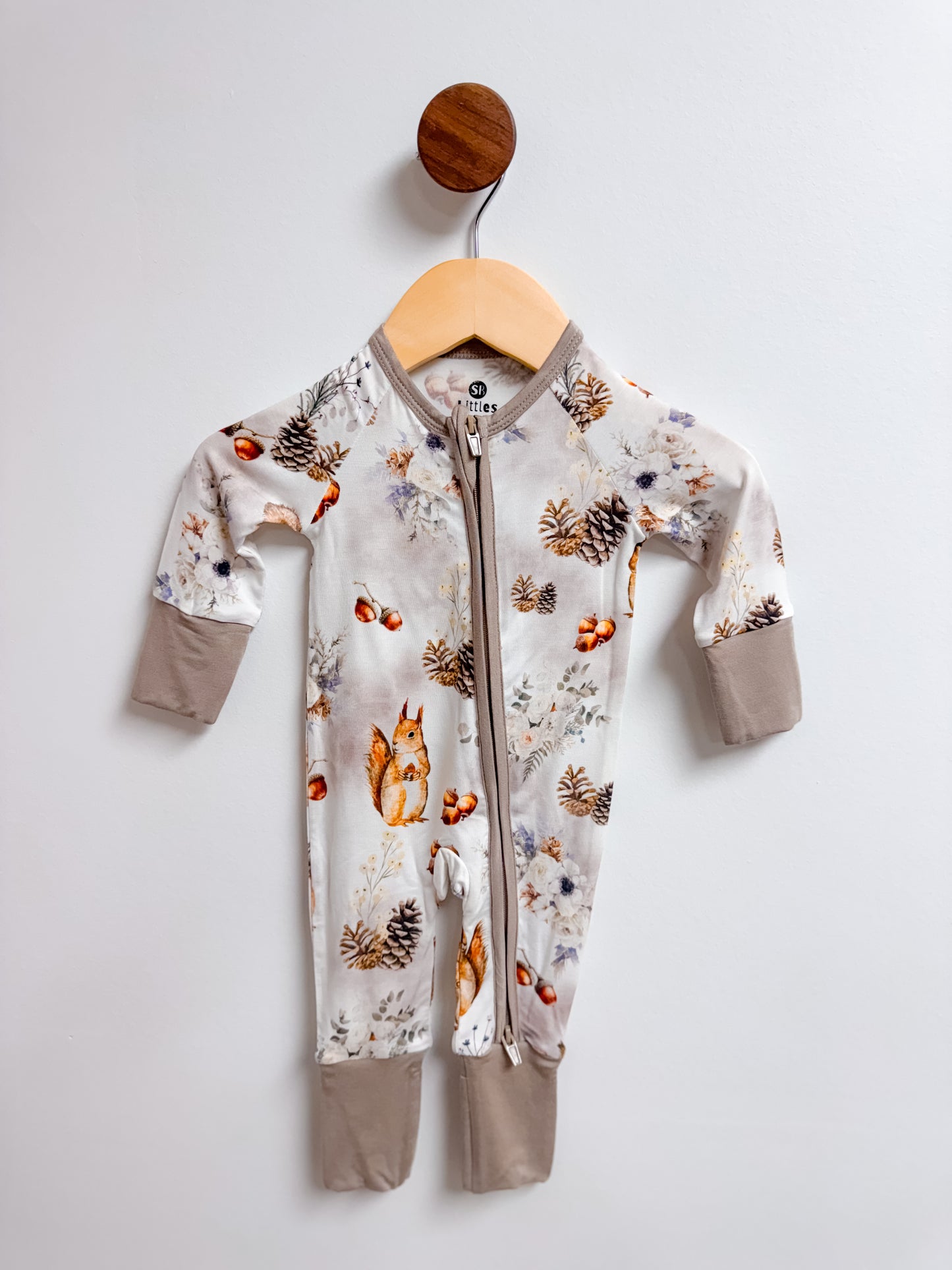 Foxy Squirrel - Bamboo Zipper Sleeper