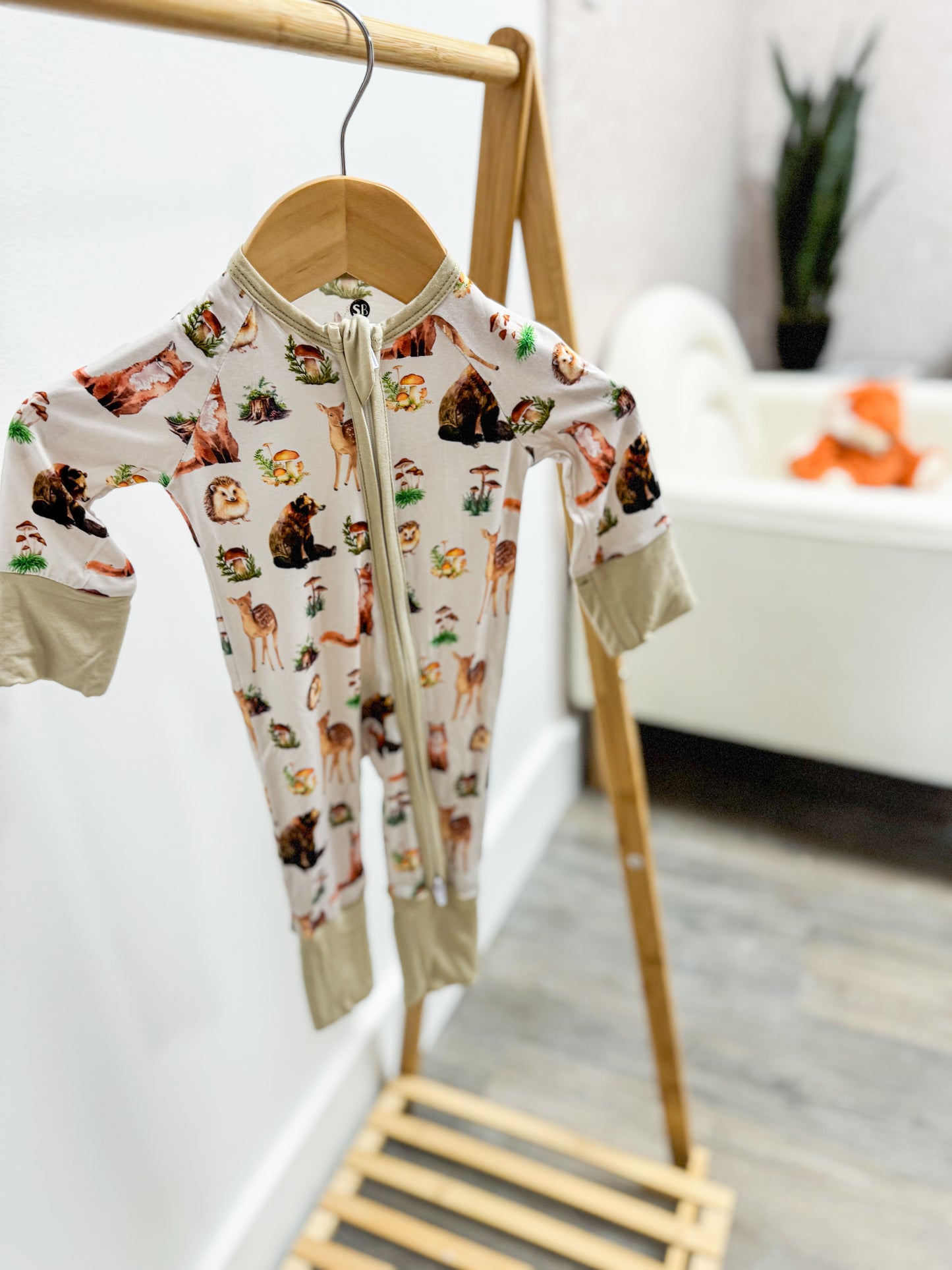 Woodland Whispers - Bamboo Zipper Sleeper
