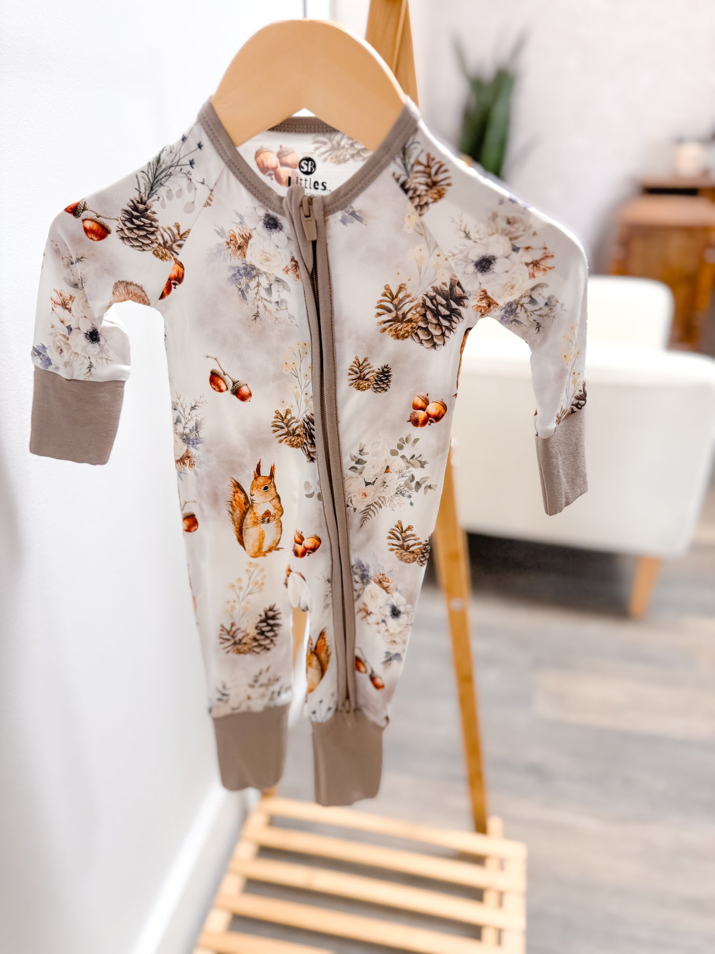 Foxy Squirrel - Bamboo Zipper Sleeper