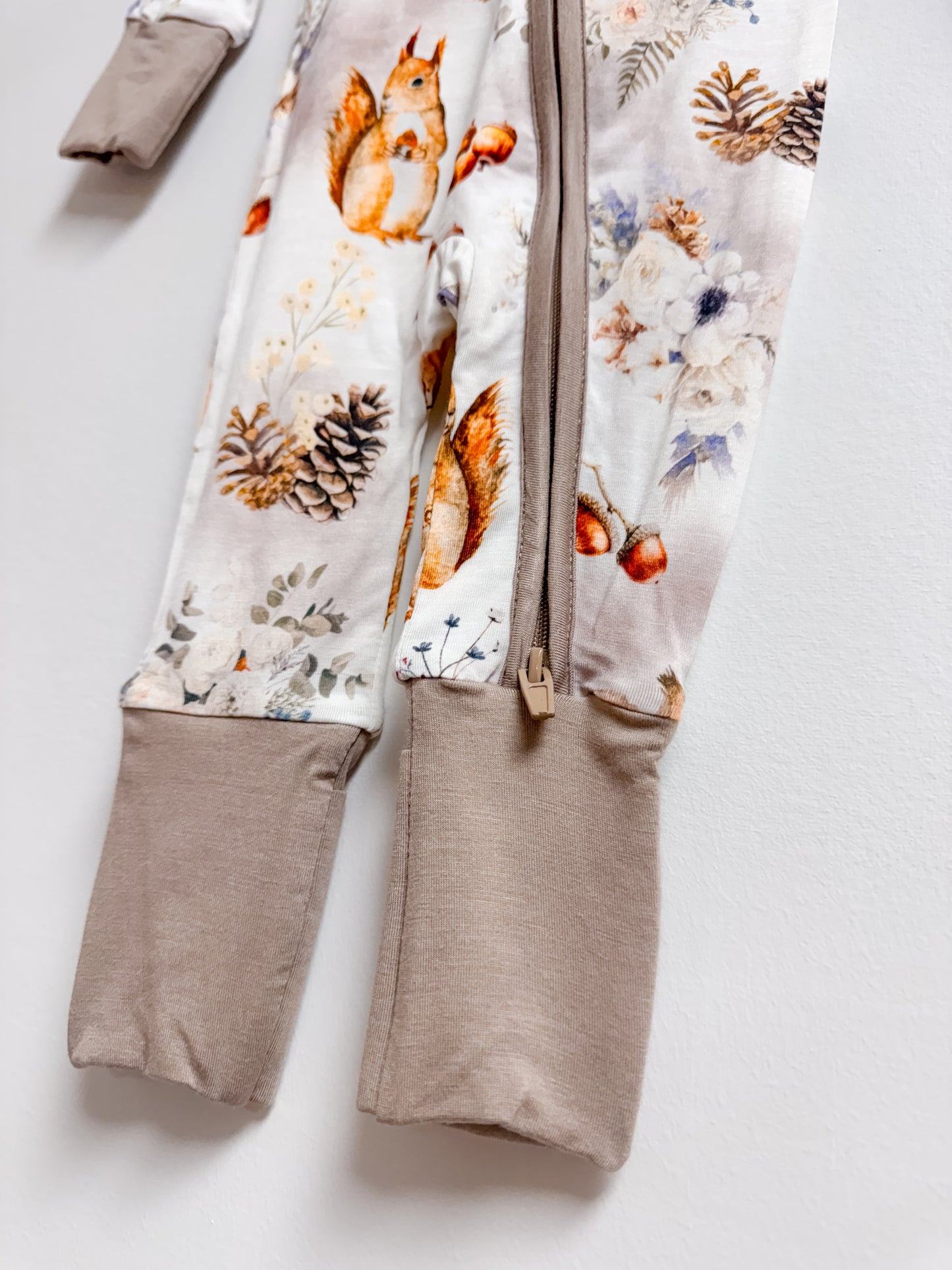 Foxy Squirrel - Bamboo Zipper Sleeper
