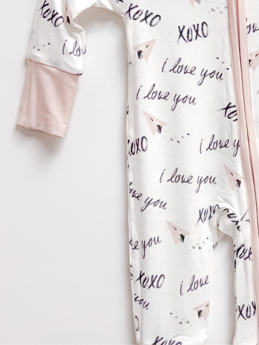 Take Flight with Love - Bamboo Zipper Sleeper