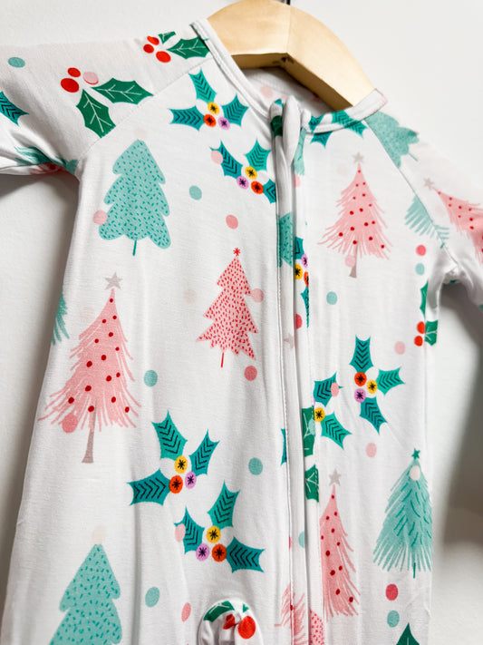 Holly Jolly - Bamboo Zipper Sleeper